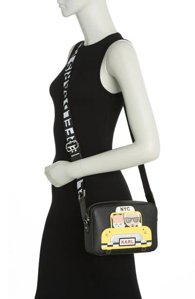 Shop Karl Lagerfeld Maybelle Crossbody Bag In Taxi Yellow
