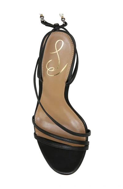 Shop Sam Edelman Scarlette Ankle Tie Sandal In Black