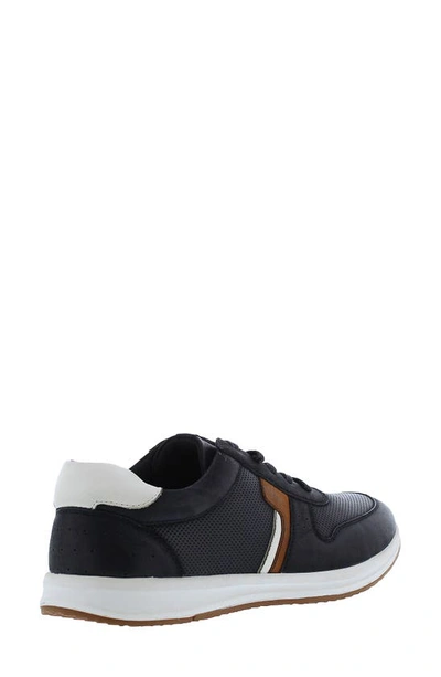 Shop English Laundry Brady Perforated Sneaker In Black