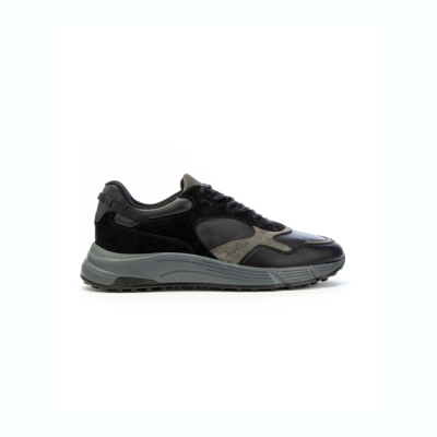 Shop Hogan Sneakers Hyperlight Grigio, Nero Hxm5630dm90qdc246l In Grey/black