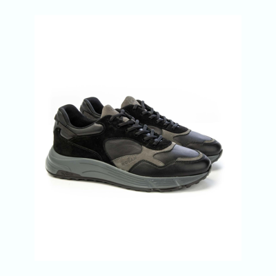 Shop Hogan Sneakers Hyperlight Grigio, Nero Hxm5630dm90qdc246l In Grey/black