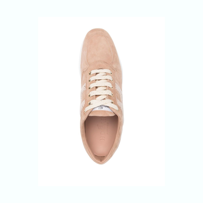 Shop Hogan Sneakers Interactive Beige Hxw00n0s3609kr0qs1