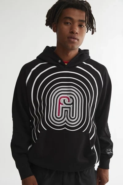 Shop Puma Pronounce Hoodie Sweatshirt In Black