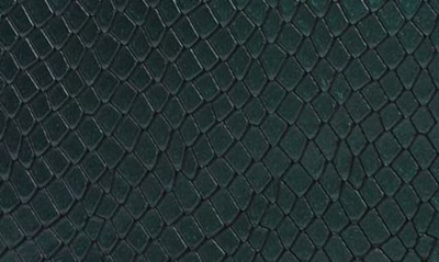Shop Karl Lagerfeld Lafayette Snakeskin Embossed Leather Shoulder Bag In Iridescent