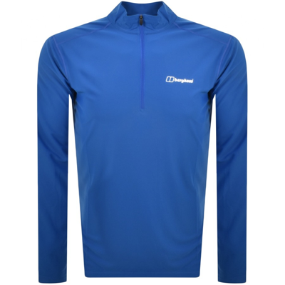 Berghaus Base Tech Half Zip Sweatshirt Blue | ModeSens