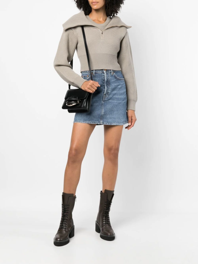 Chloé Kattie Leather Crossbody Bag In Black