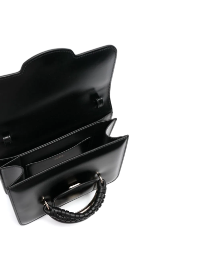 Chloé Kattie Leather Crossbody Bag In Black