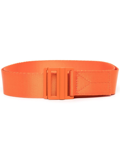 Shop Y-3 Classic Logo Belt In Orange