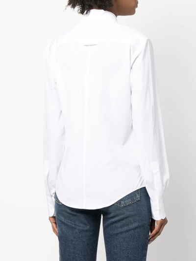 Stella Mccartney Patch-pocket Workwear Shirt In White