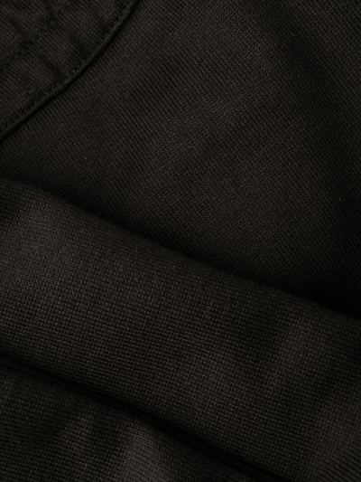 Shop Alexander Mcqueen Zip-detail Tapered Track Pants In Black