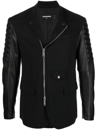 【送料&関税込】Dsquared2 Full Zip Jacket Dsquared2 Full Zip Jacket In Black | ModeSens