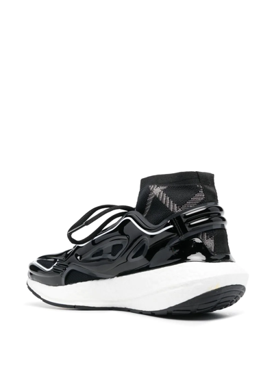 Shop Adidas By Stella Mccartney Ultraboost 22 Elevated High-top Sneakers In Black