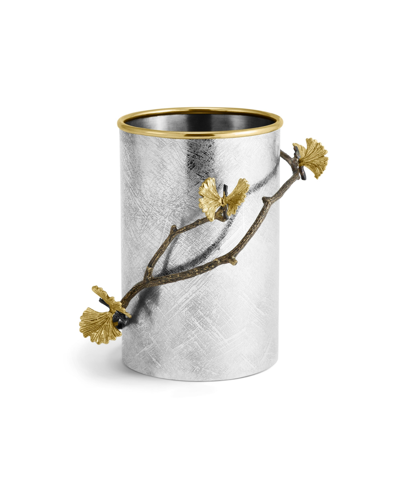 Michael Aram Butterfly Ginkgo Utensil Holder In Bronze