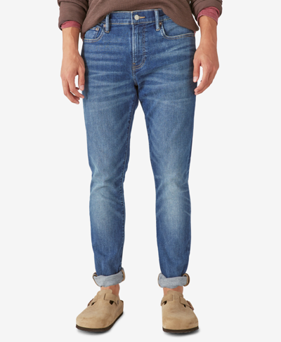 Shop Lucky Brand Men's 411 Athletic Taper Stretch Jeans In Alvine