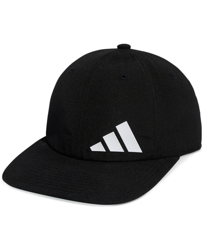 Shop Adidas Originals Adidas Men's Offset 3-bar Hat In Black/white