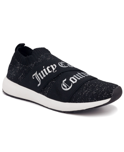 Shop Juicy Couture Women's Annouce Slip-on Sneakers In Black