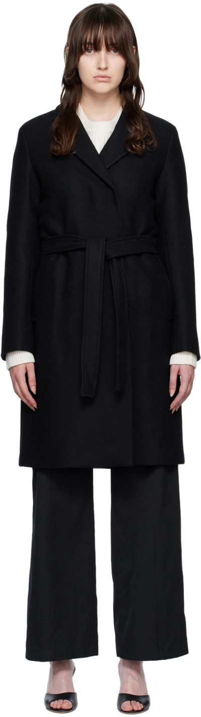 Filippa K Black Kaya Coat In Black 1433 | ModeSens