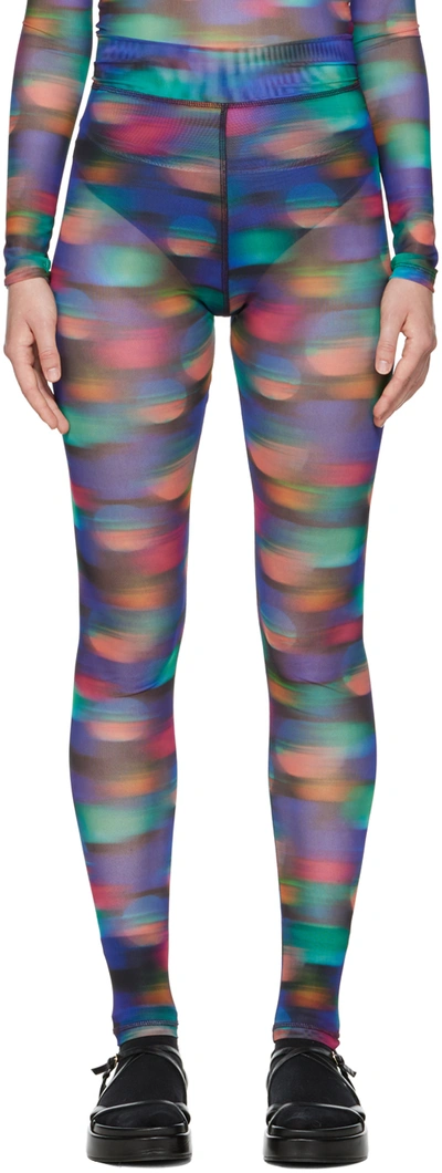 Henrik Vibskov Ssense Exclusive Multicolor Leggings In Blurry Dots