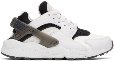 Shop Nike Off-white & Black Air Huarache Sneakers In Phantom/black-lt Ore