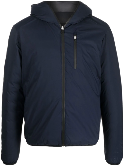 Shop Save The Duck Padded Zip-up Jacket In Blue