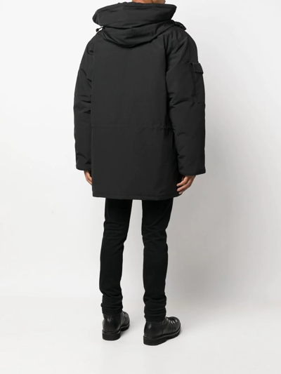 Canada Goose Mens Black Expedition High-neck Shell-down Parka Jacket Xl In Black