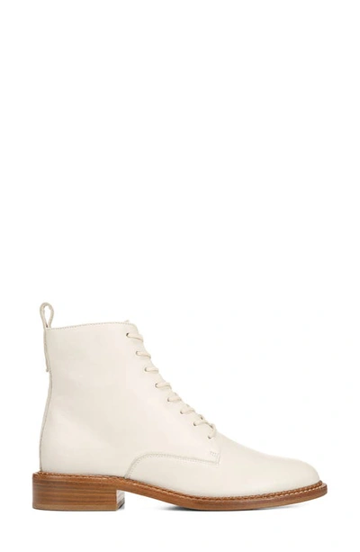 Shop Vince Cabria Lace-up Boot In Off White