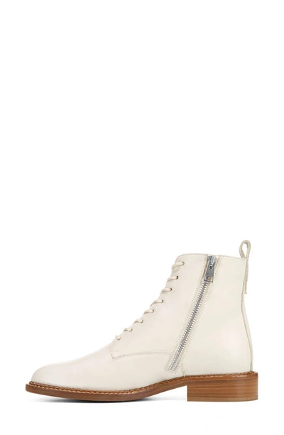 Shop Vince Cabria Lace-up Boot In Off White