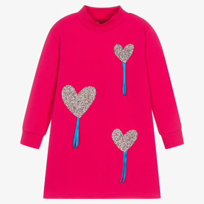 Shop Agatha Ruiz De La Prada Girls Pink Cotton Dress