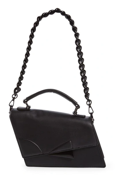 Topshop Cai Tonal Shoulder Bag In Black | ModeSens