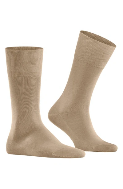 Shop Falke Tiago Cotton Dress Socks In Country