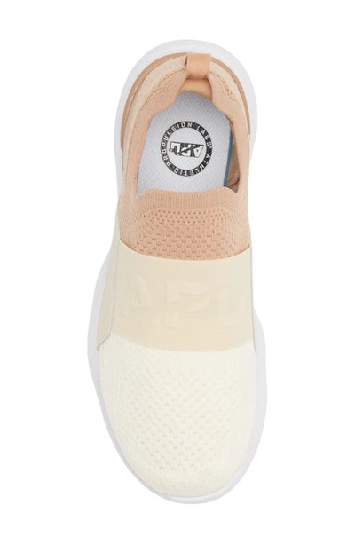 Shop Apl Athletic Propulsion Labs Techloom Bliss Knit Running Shoe In Caramel / Parchment / Pristine