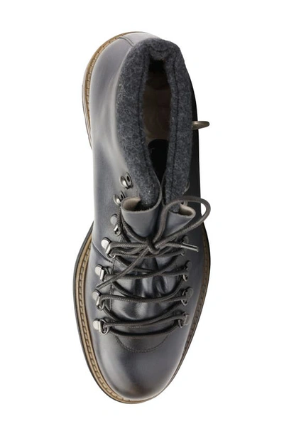 Shop Bruno Magli Andez Plain Toe Boot In Dark Grey