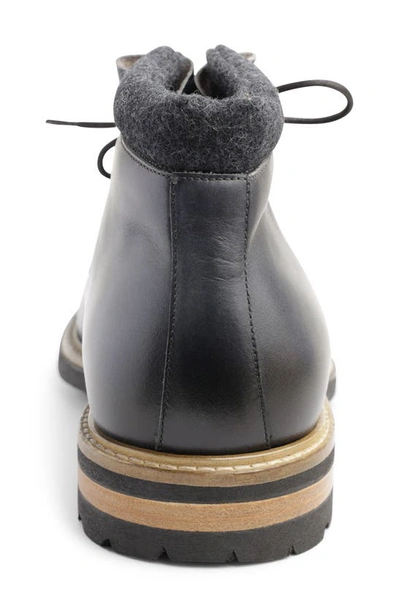 Shop Bruno Magli Andez Plain Toe Boot In Dark Grey