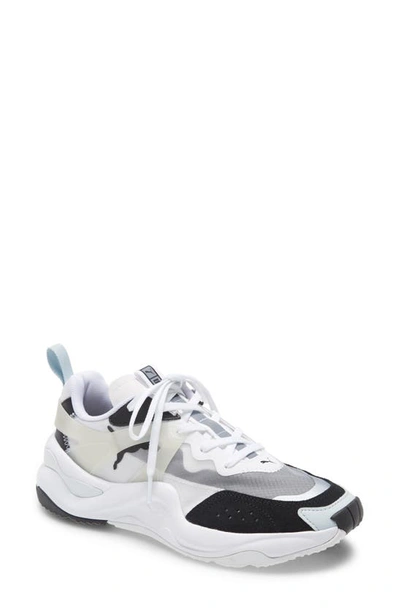 Shop Puma Rise Sneaker In Black/ White