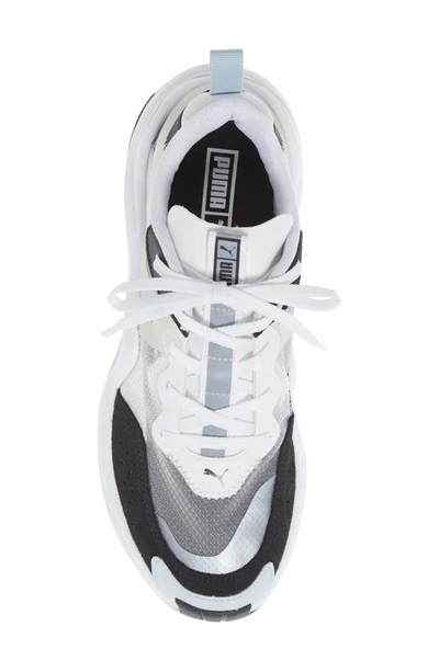 Shop Puma Rise Sneaker In Black/ White