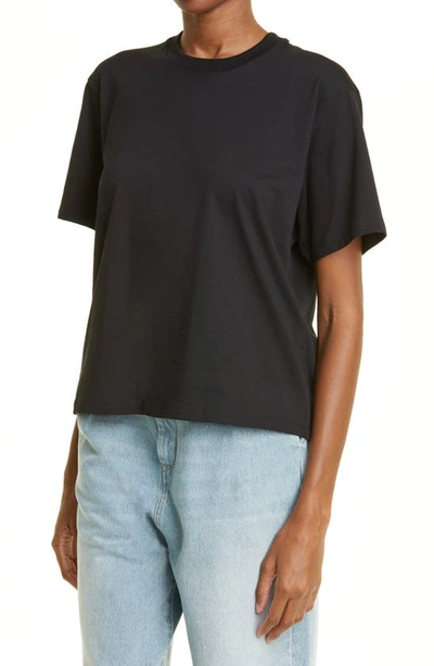 Shop Loulou Studio Telanto Supima® Cotton T-shirt In Black