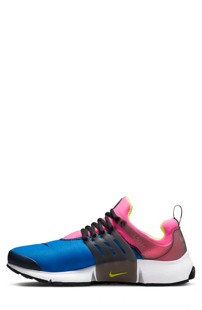 Shop Nike Air Presto Sneaker In Photo Blue/ Black/ Pink/ Volt