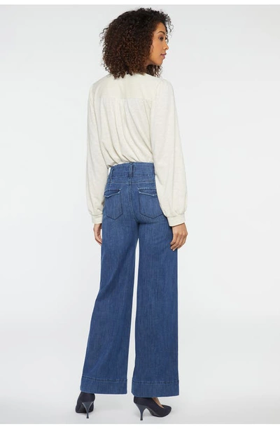 Shop Nydj Mona High Waist Wide Leg Trouser Jeans In Reminiscent