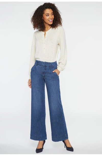 Shop Nydj Mona High Waist Wide Leg Trouser Jeans In Reminiscent