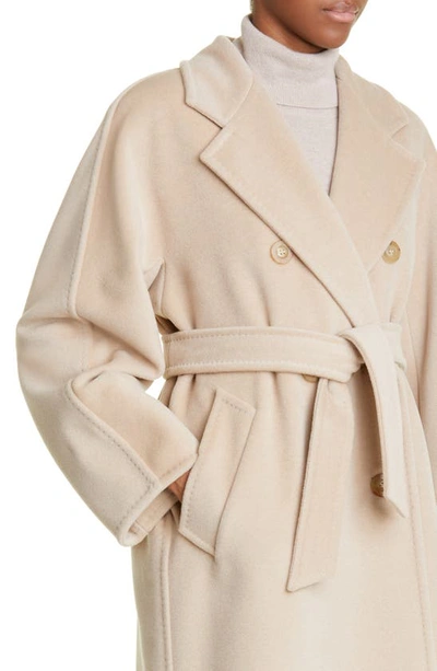 Max Mara Women's 101801 Icon Madame Wool & Cashmere Double-breasted Coat In Sand