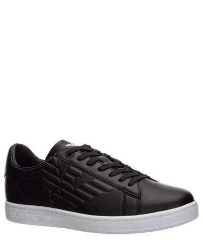 EA7 CLASSIC CC LEATHER SNEAKERS 