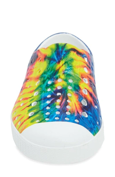 Shop Native Shoes Jefferson Print Slip-on Sneaker In Shell White/ Multiddle
