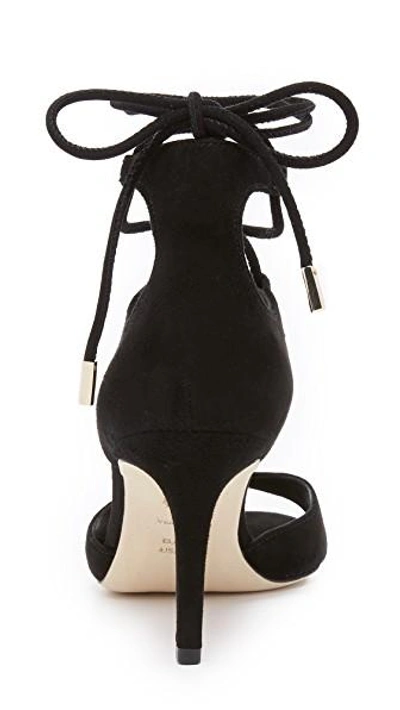 Shop Diane Von Furstenberg Rimini Wrap Sandals In Black