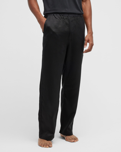 Shop Cdlp Men's Straight-leg Home Trousers In Black