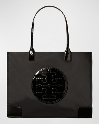 Tory Burch Ella Shopping Bag In Black
