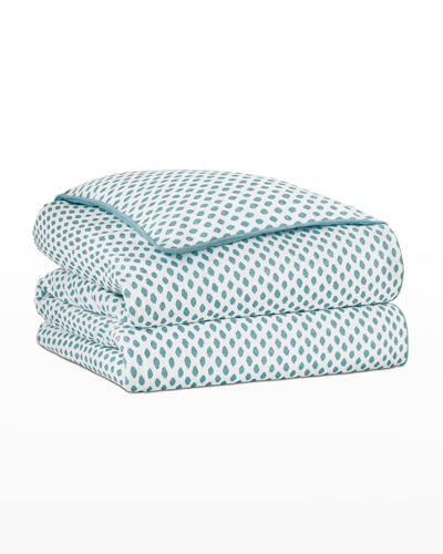 Shop Eastern Accents St Barths Speckled Queen Duvet Cover In Blue, White