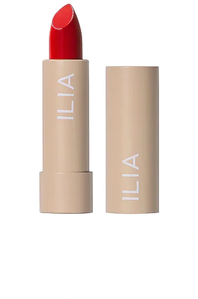 Shop Ilia Color Block Lipstick In Flame