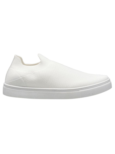 Shop C&c California Women's Vossy Slip On Low Top Sock Sneakers In White