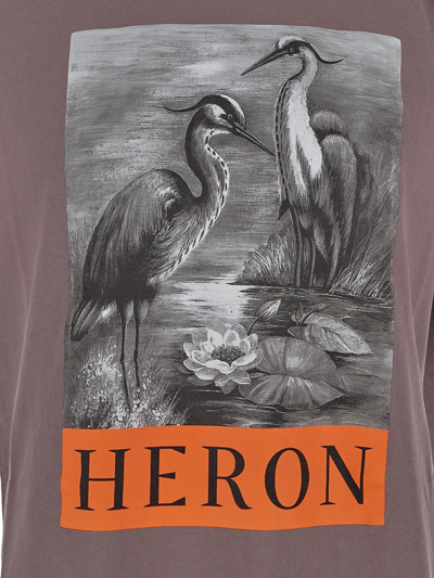 Shop Heron Preston Heron Tee In Grey