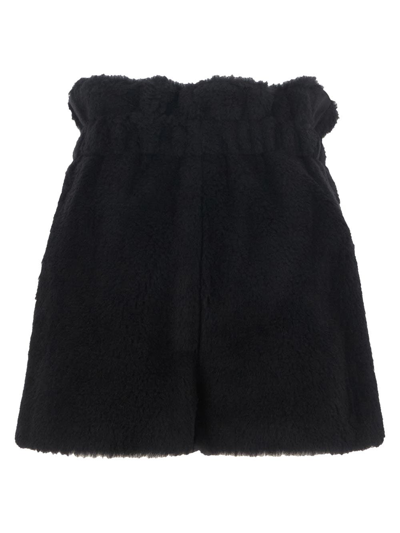 Shop Max Mara Tripoli Shorts In Black